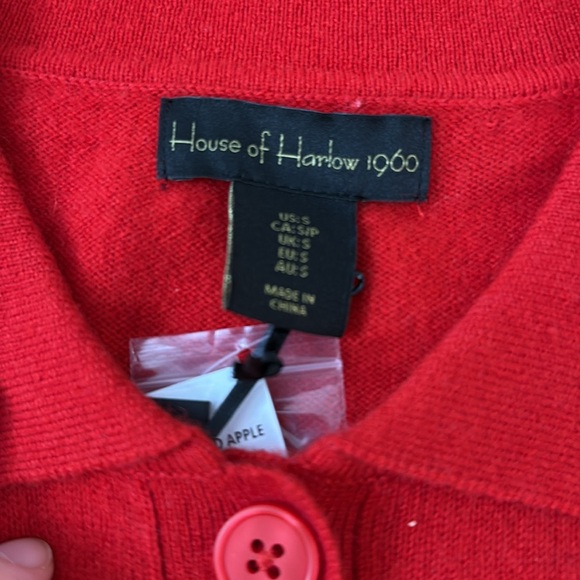 House of Harlow Cashmere Cropped Sweater - Picture 2 of 8